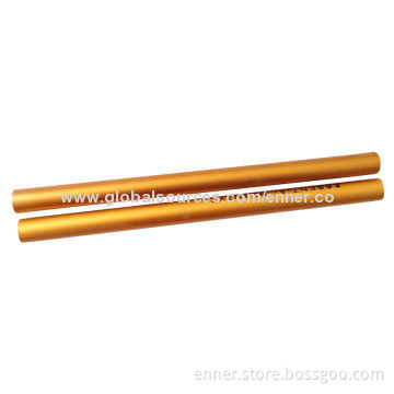 Aluminum pipes, OD 6mm to 30mm thickness, 1mm laser logo, made in China